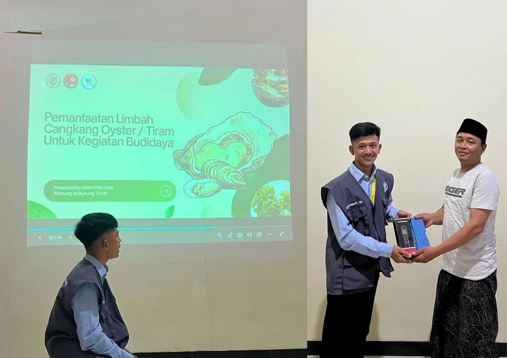 Pemaparan Materi Sekaligus Penyerahan Alat Refraktometer & pH meter kepada Kelompok Tani Onggojoyo Jaya (Dok KKN-PPM UGM 2026)
